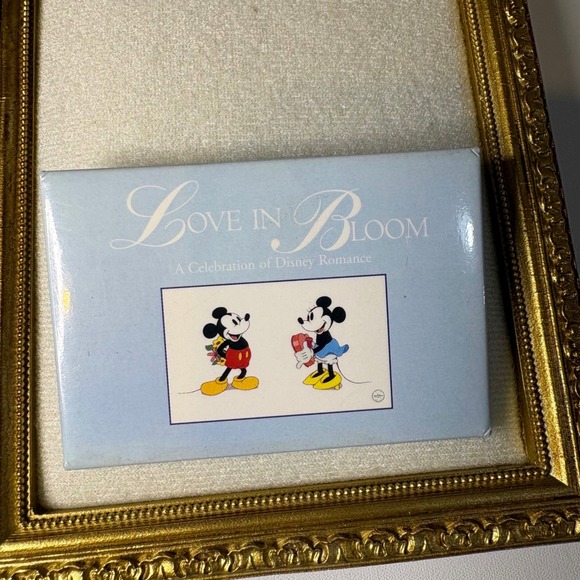 Disney Jewelry - Disney Love in Bloom Mickey Minnie Mouse Romance Art Classics Pin Magnet 3x2